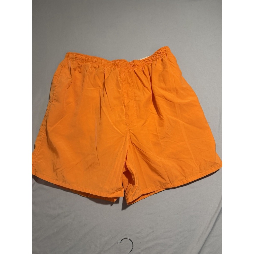 Roundtree & Yorke orange swim trunks shorts, lined, men's xl